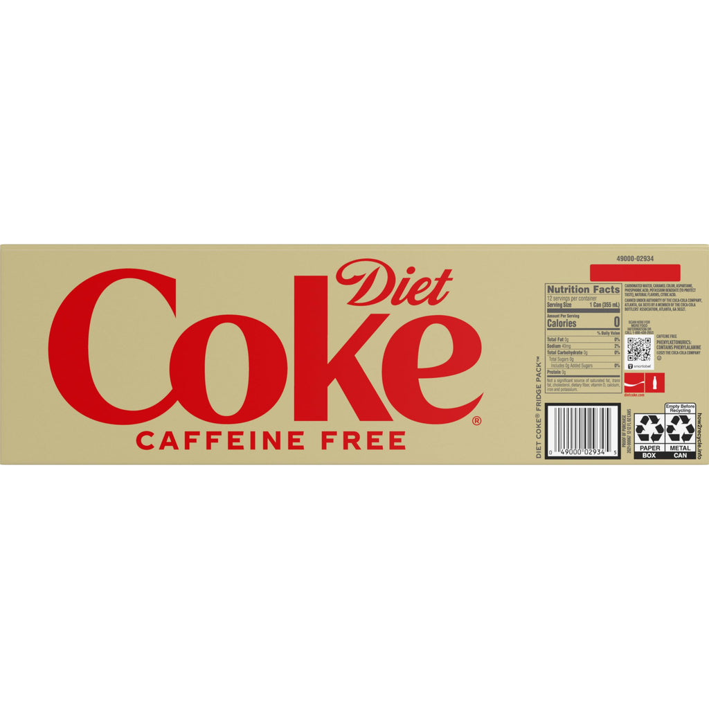 Caffeine Free Diet Coke 12 fl oz 12 Pack T442