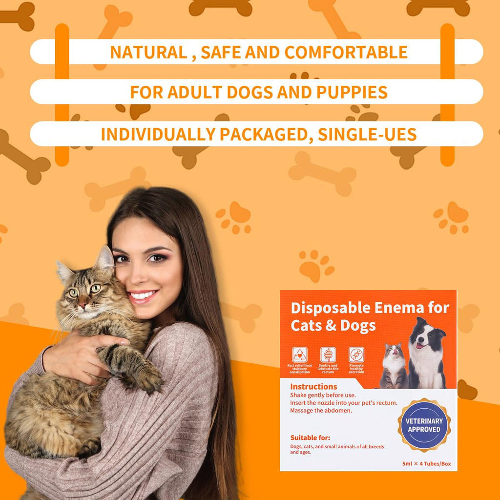 Disposable Enema for Cats & Dogs 5 mL 4 Pack O29928