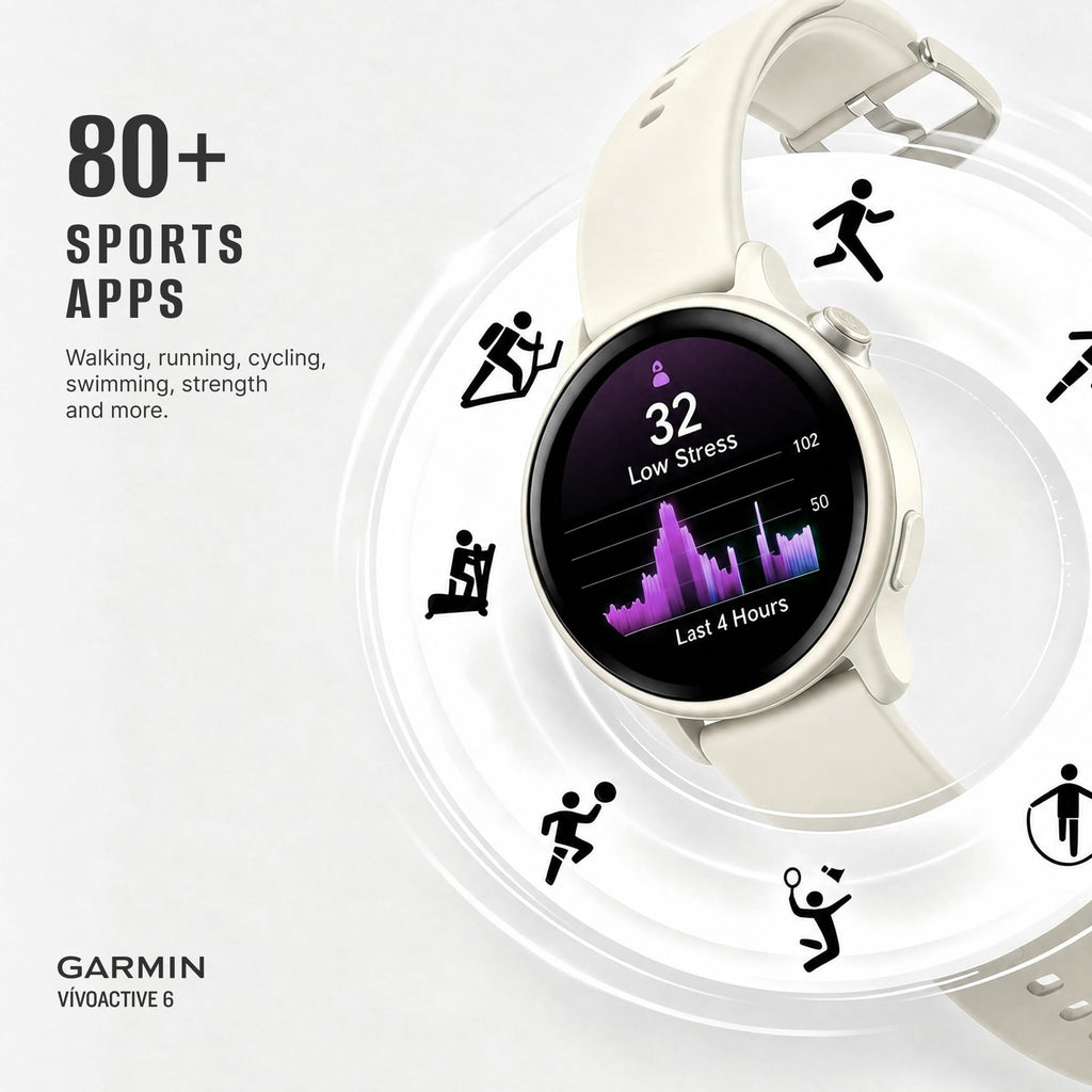 Health and Fitness GPS Smartwatch with AMOLED Display N928405