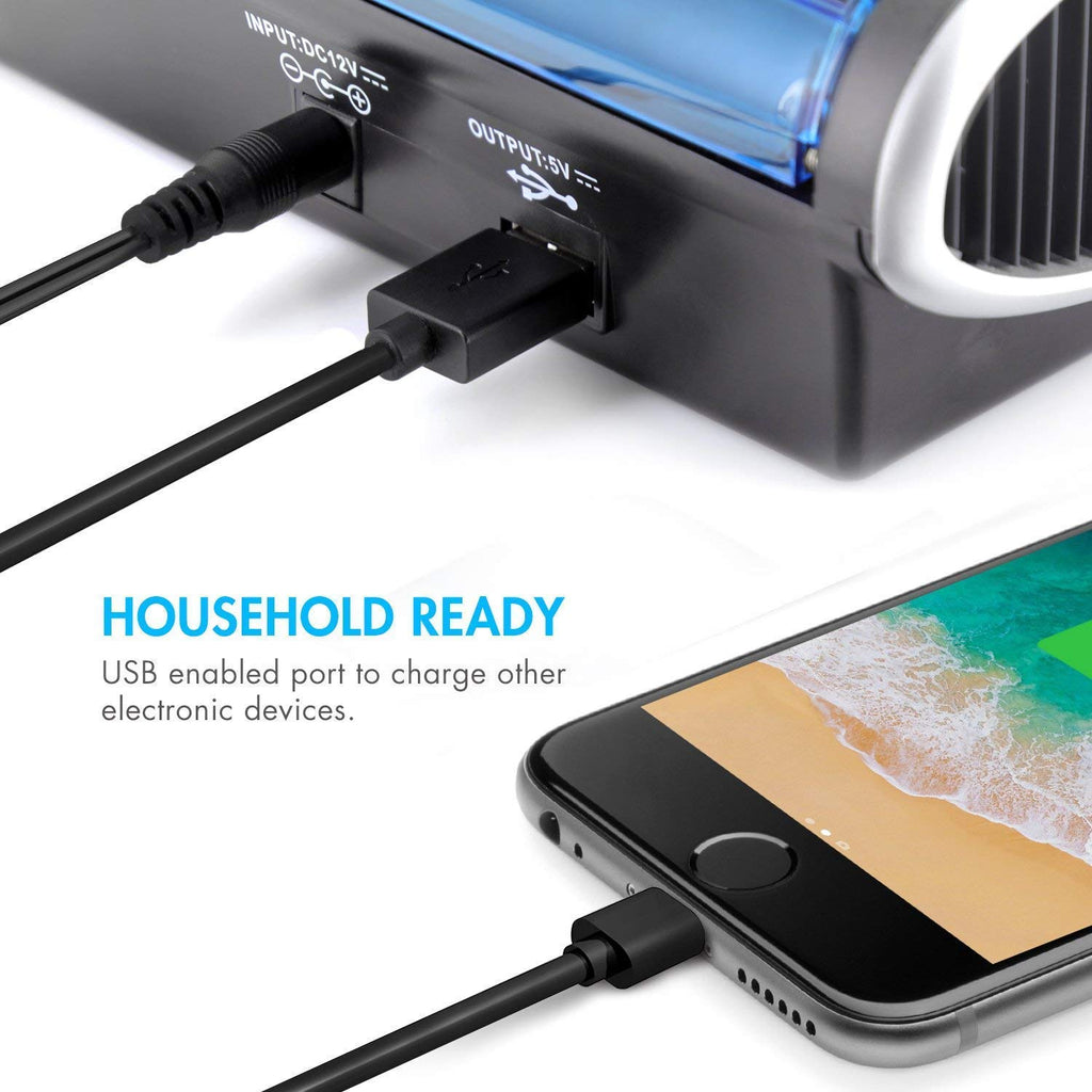 Rechargeable NiCd D Batteries and LCD Smart Charger W214