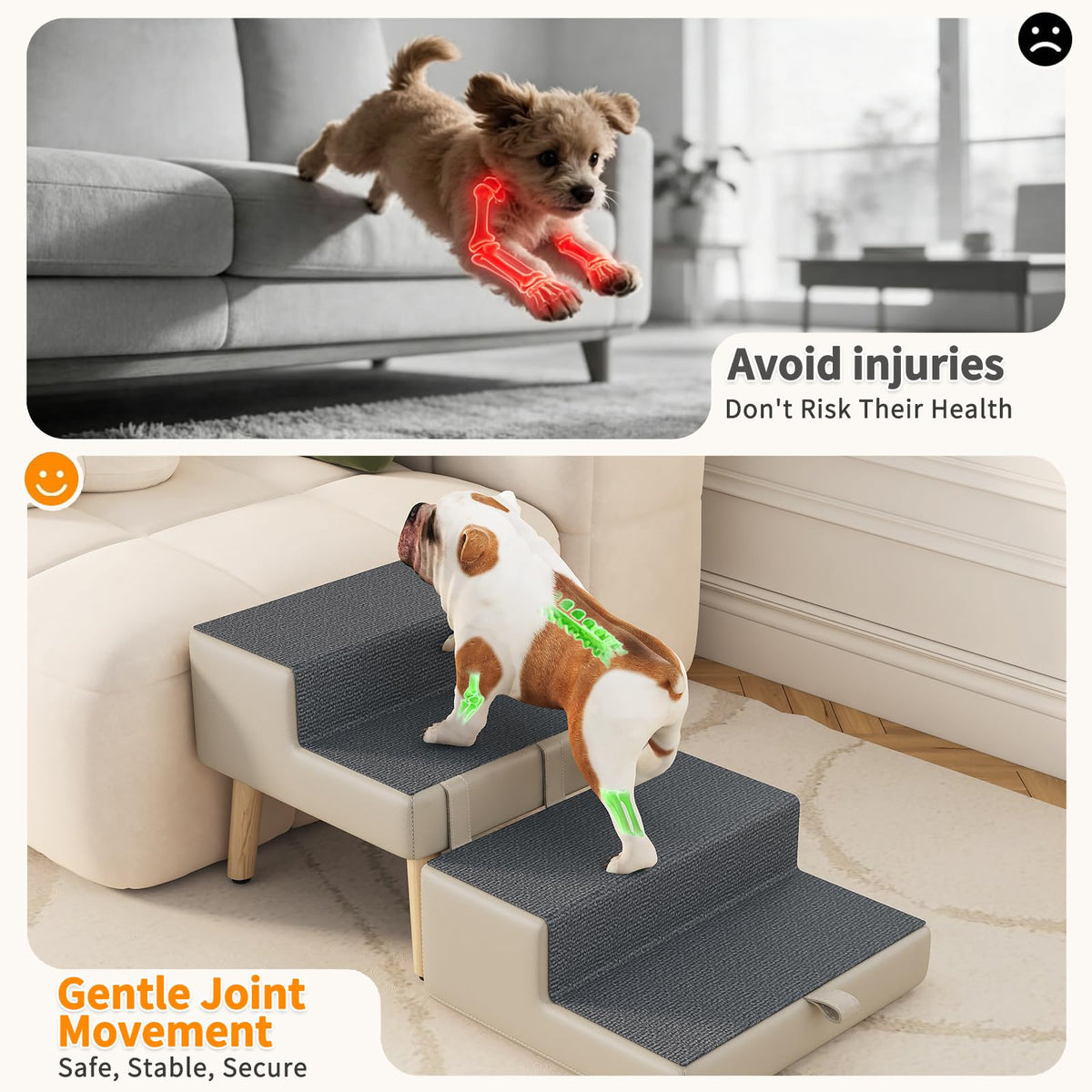Wood Pet Stairs M2122