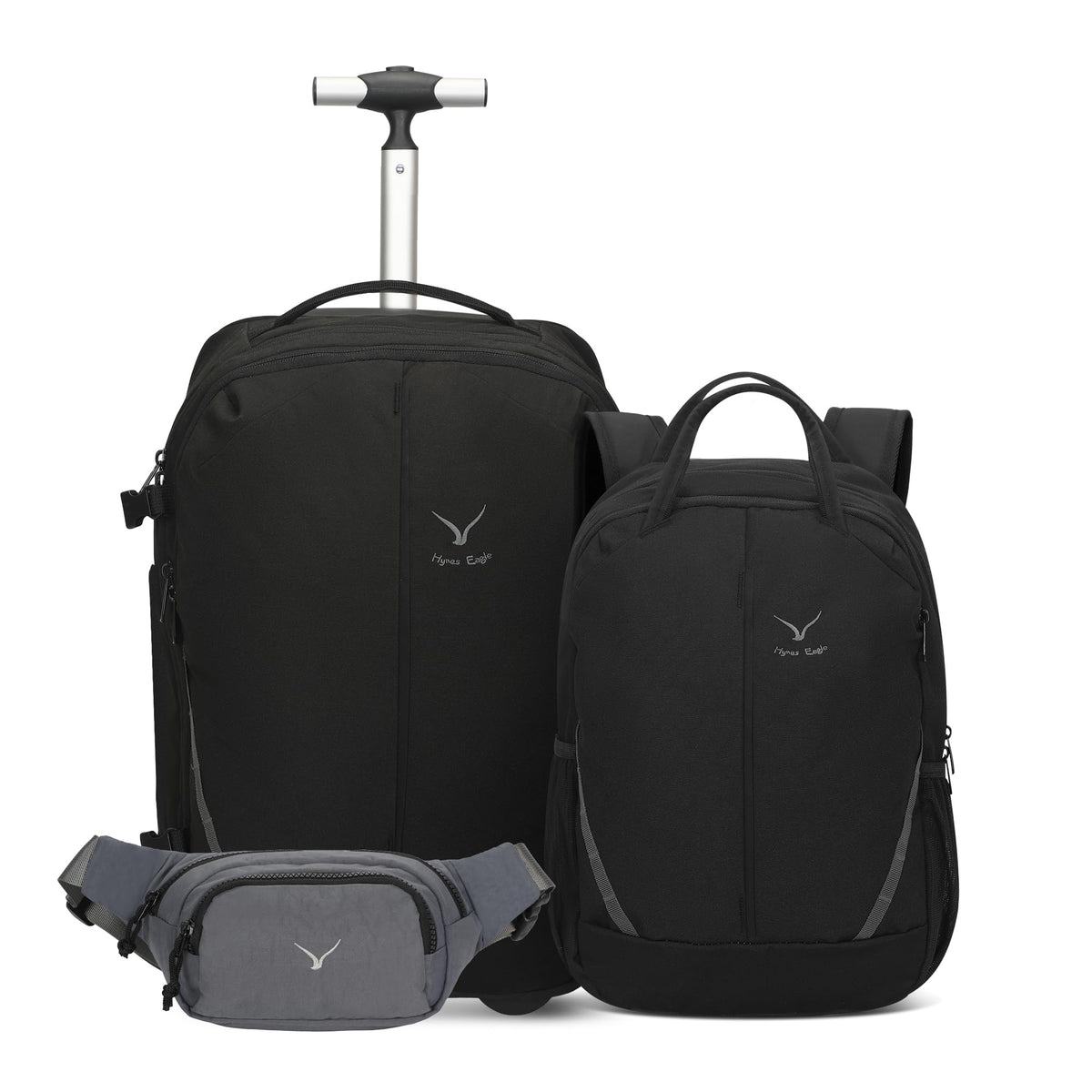 Rolling Backpack with Wheels 43L with Personal Item Bag M202708
