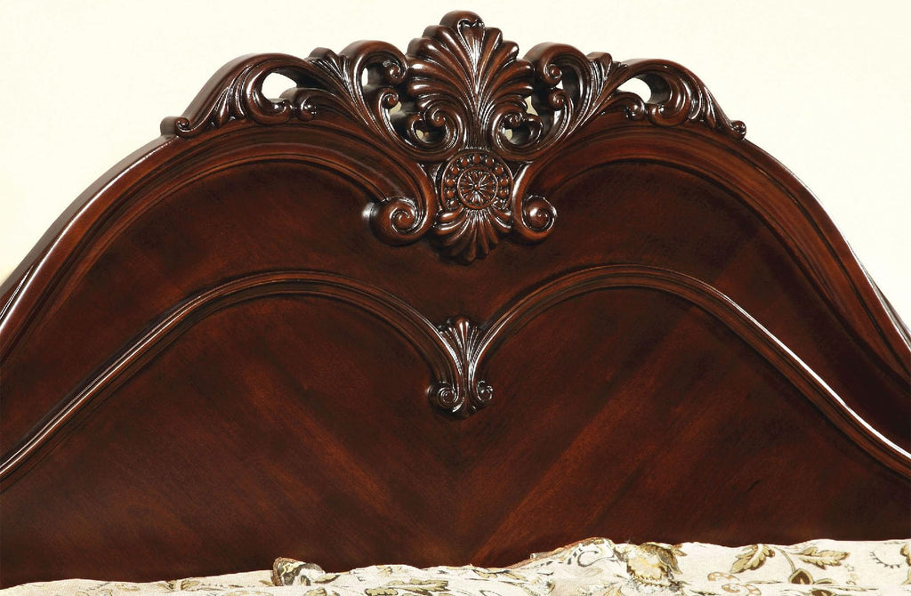 Cherry Wood Low Post Bed California King J256252