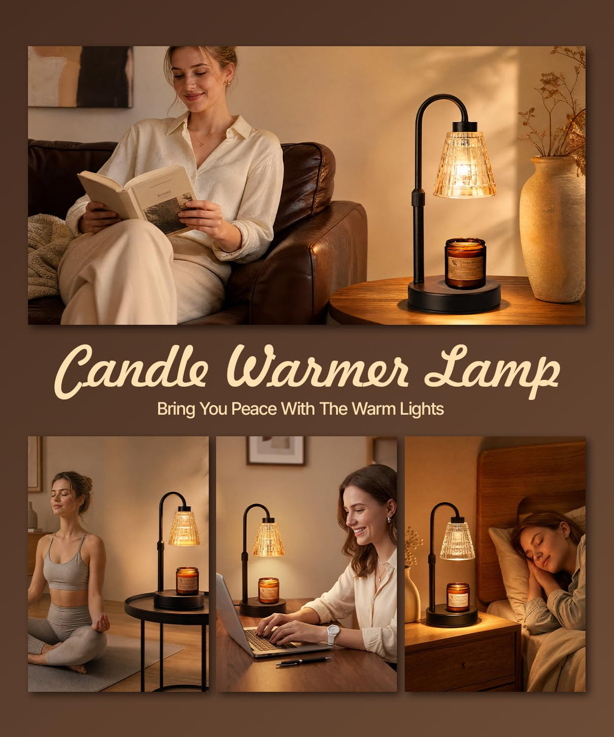Candle Warmer Lamp with Timer Dimmer X4811