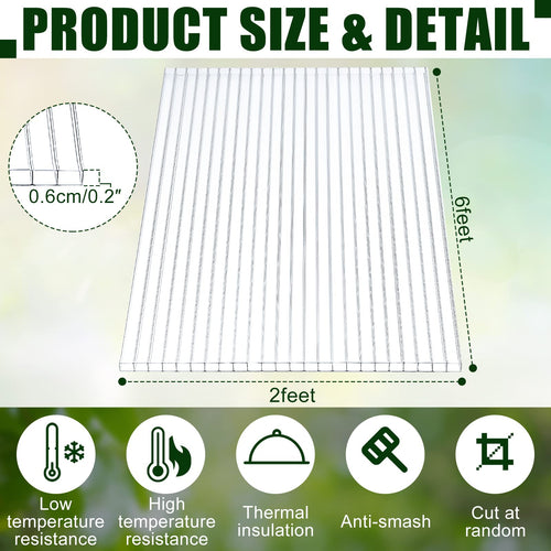 12 Pack Polycarbonate Greenhouse Panels L460