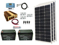 300 Watt Monocrystalline Solar Panel Kit with 1500W Power Inverter and 200ah AGM Battery X382