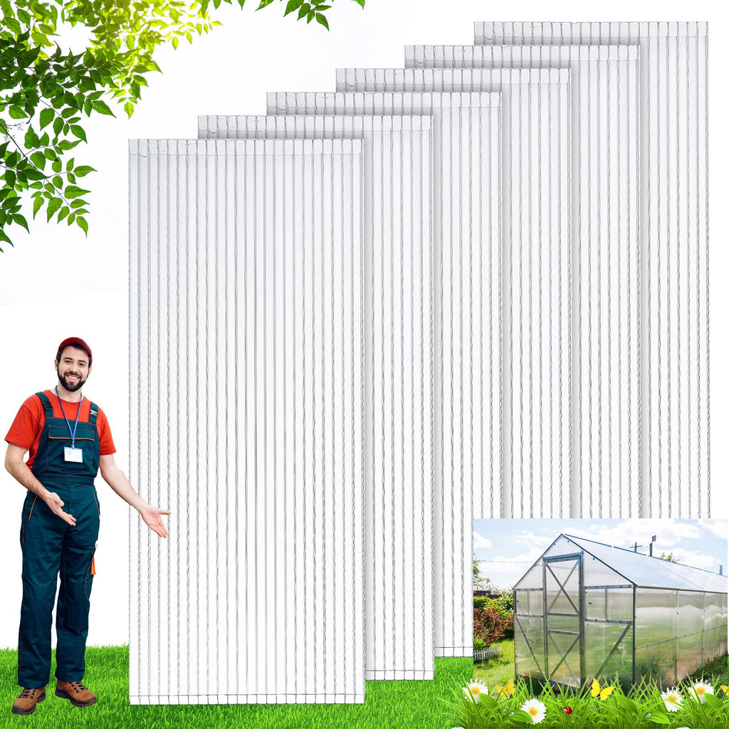 12 Pack Polycarbonate Greenhouse Panels L460