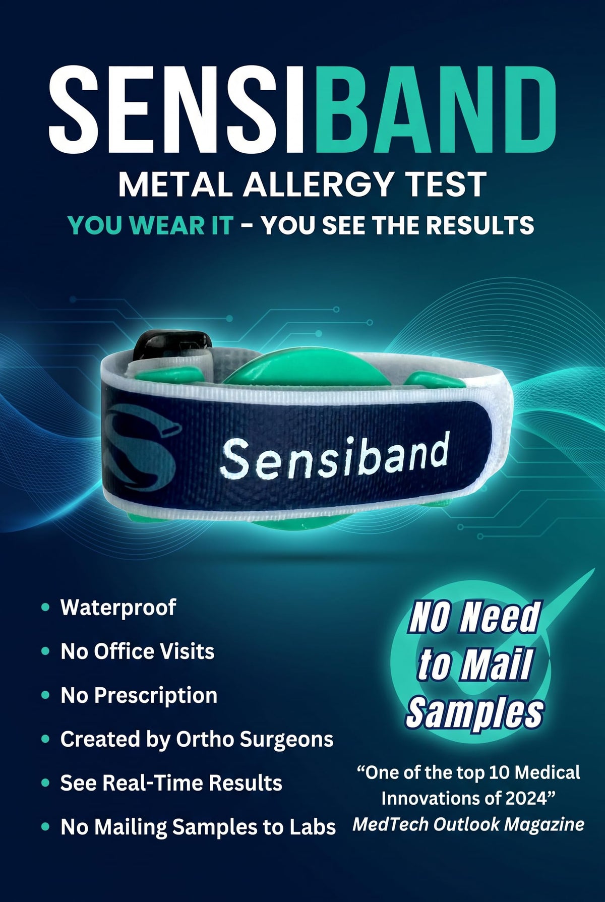 Metal Allergy Test Band G417195