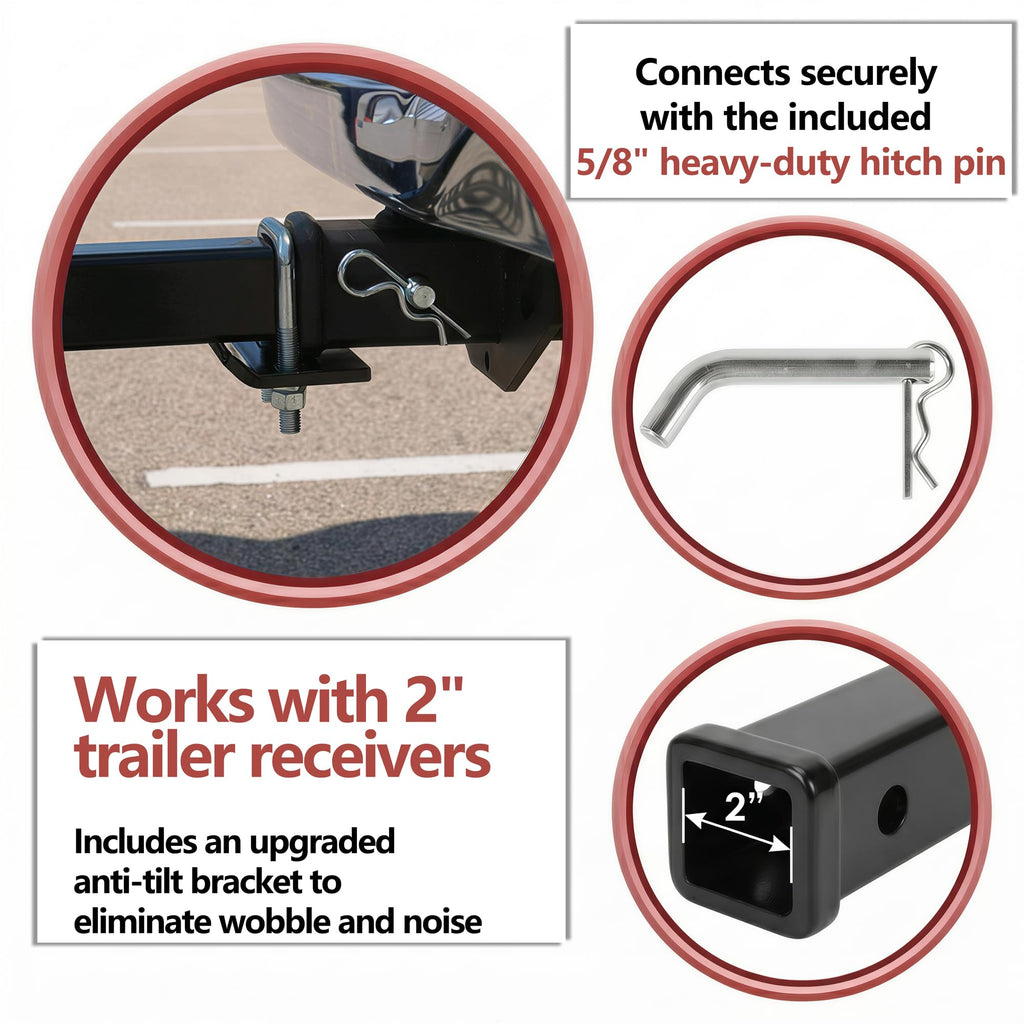 50" Aluminum Wheelchair Carrier with Ramp G398389