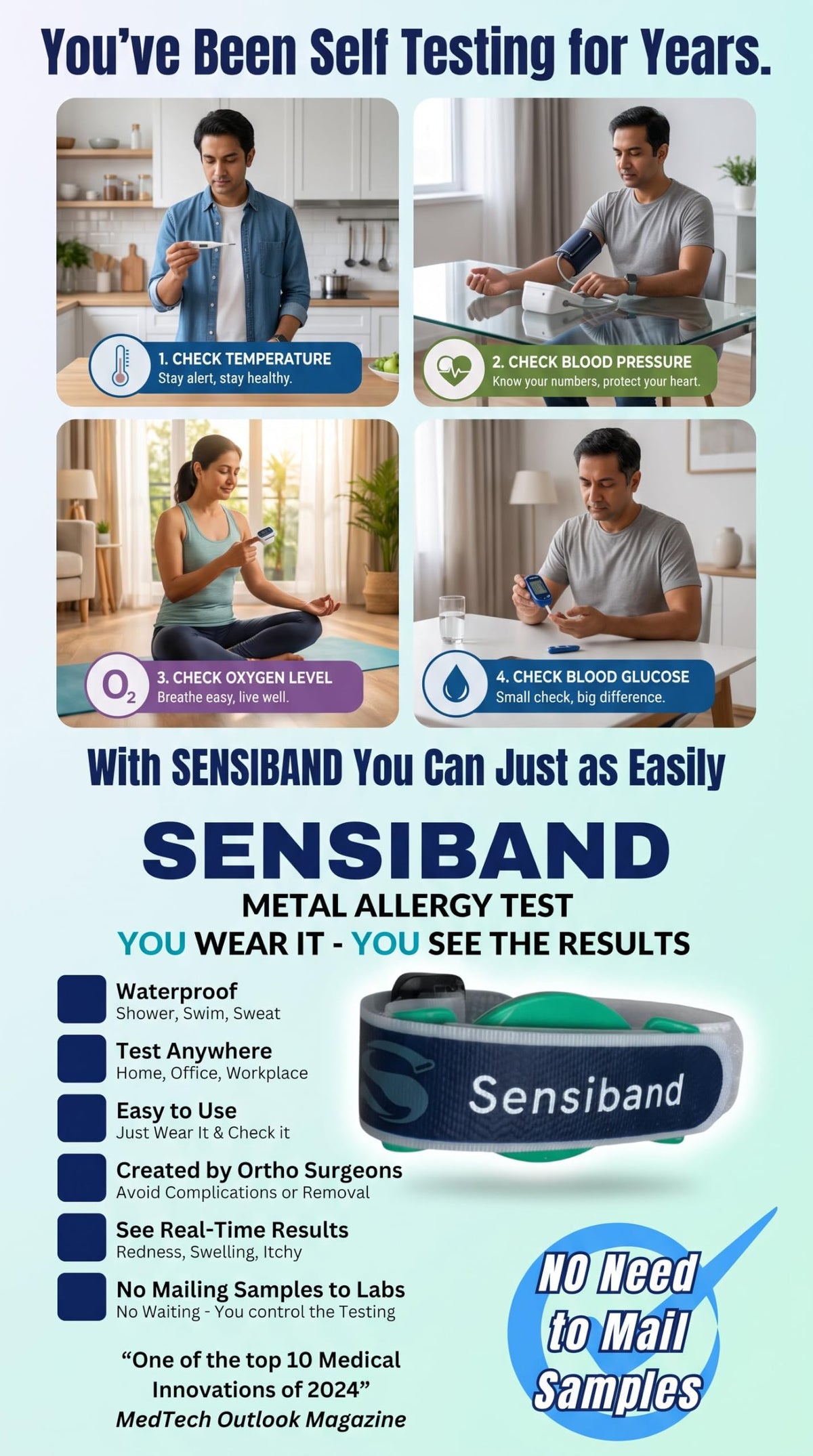 Metal Allergy Test Band G417195
