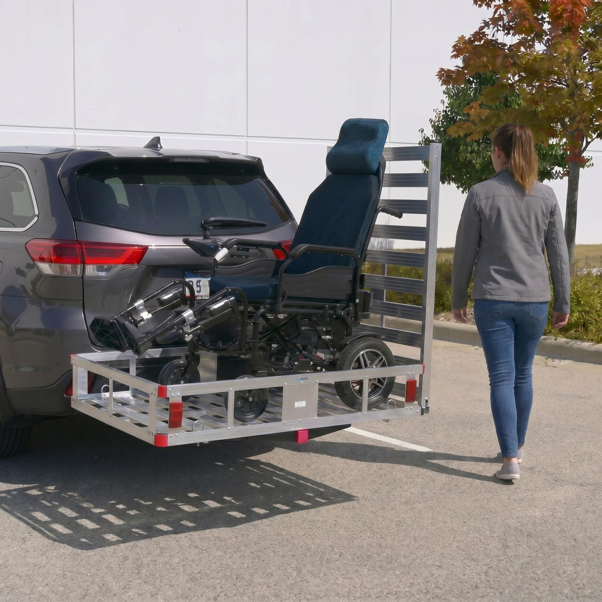 50" Aluminum Wheelchair Carrier with Ramp G398389
