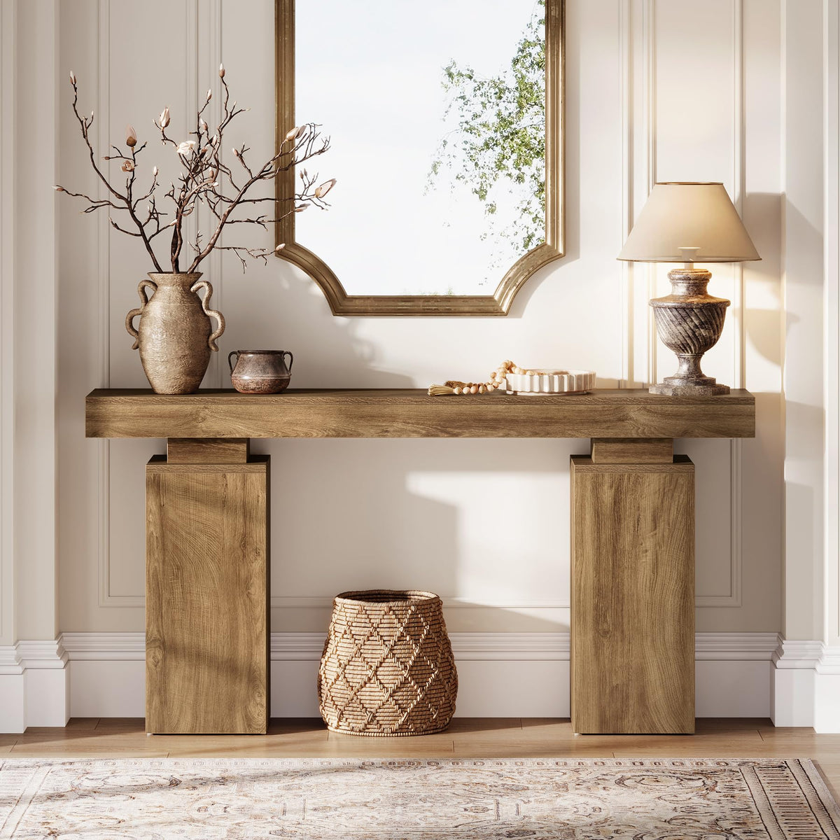 63-Inch Farmhouse Console Table L1869