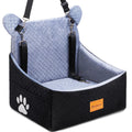Dog Car Seats for Small/Medium Dogs up to 33lbs (Grey Black) Q4041