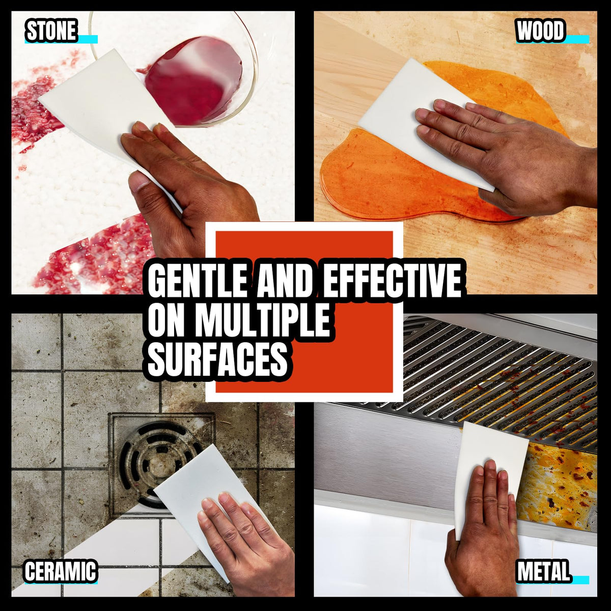 White Melamine Sponge Sheets 36 Pcs W9546