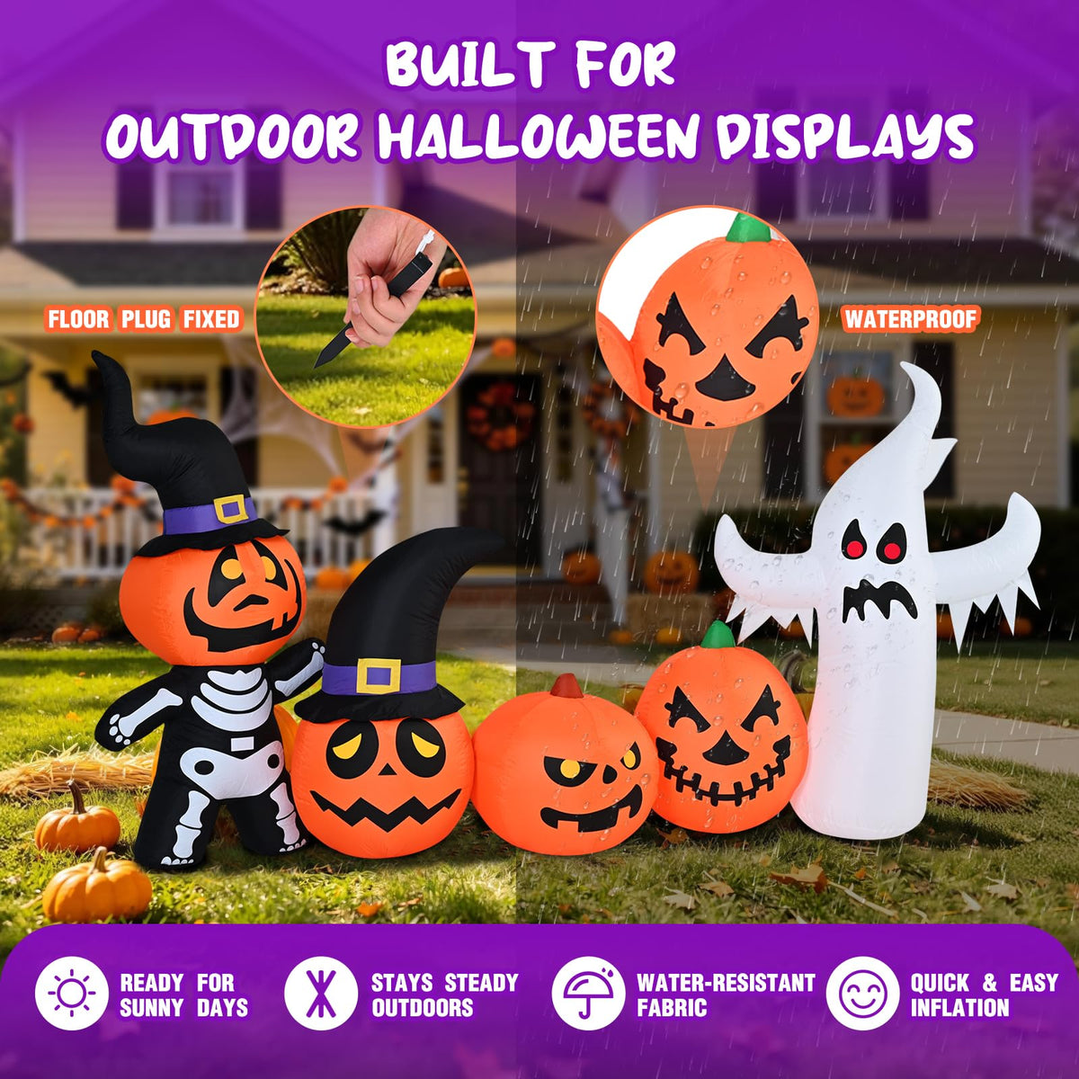 8FT Inflatable Halloween Decoration E745