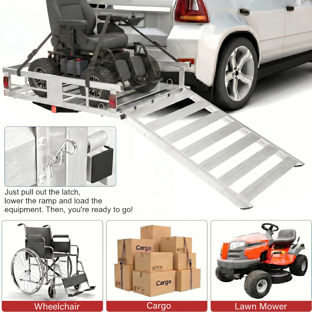 50" Aluminum Wheelchair Carrier with Ramp G398389
