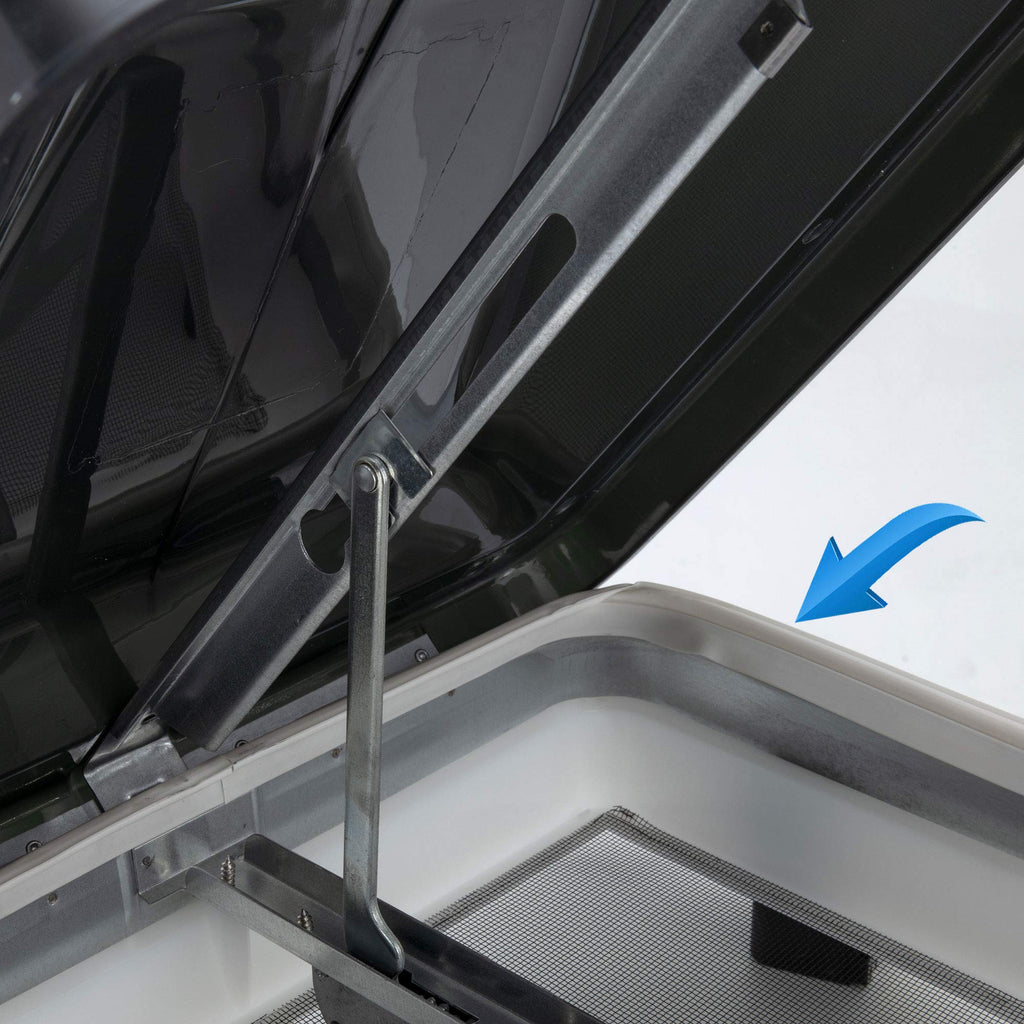 White Vinyl RV Roof Vent Seal 1 Pack E54868