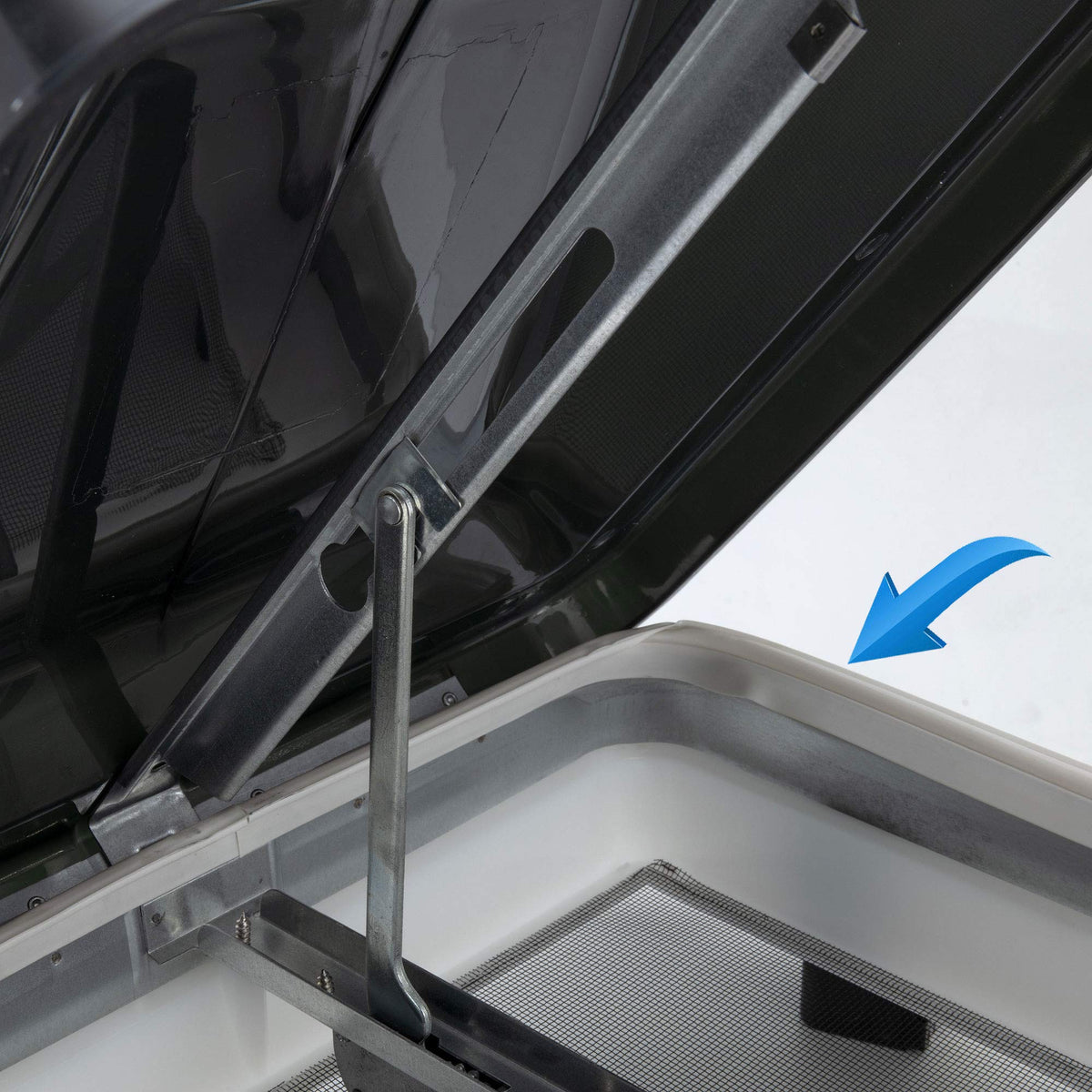 White Vinyl RV Roof Vent Seal 1 Pack E54868