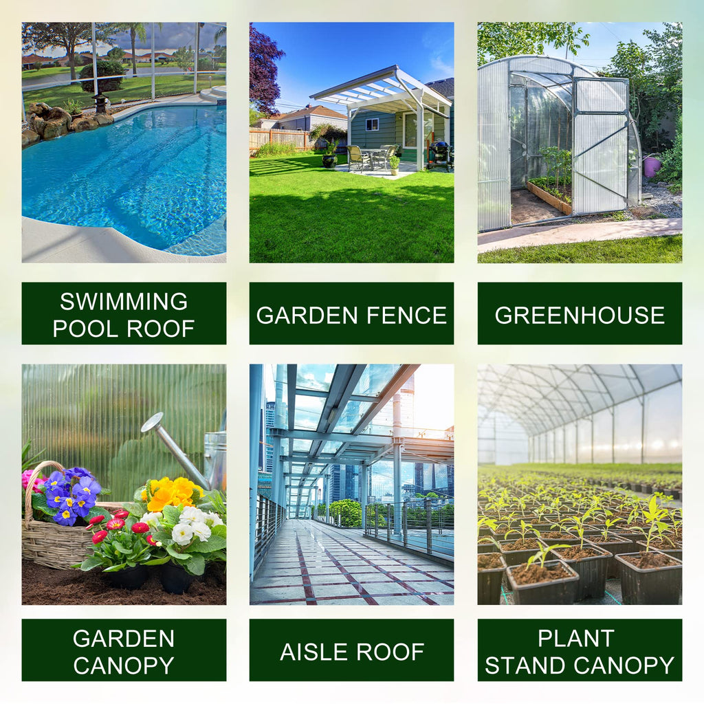 12 Pack Polycarbonate Greenhouse Panels L460