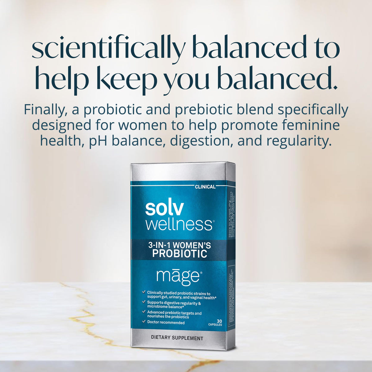 Women's Prebiotic & Probiotic, 30 Capsules B1821