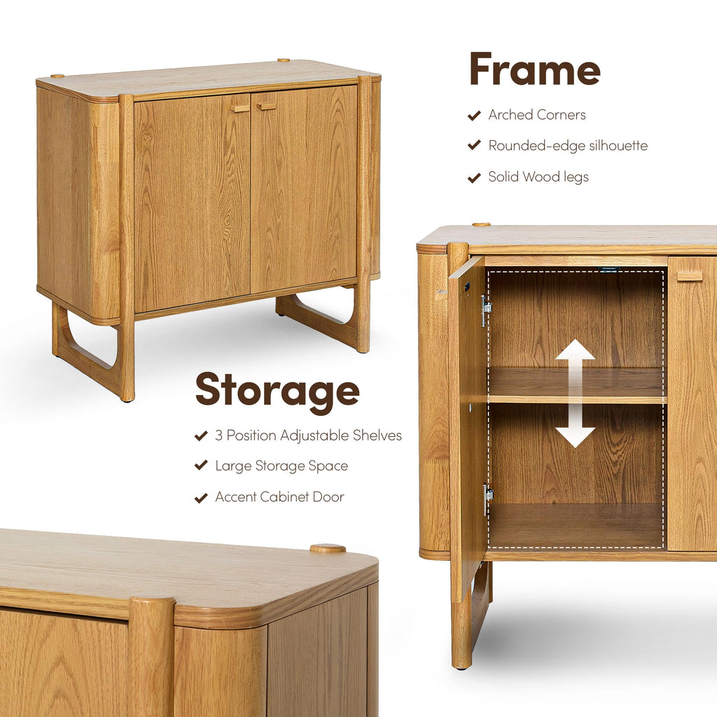 Solid Wood Accent Cabinet & Media Console O3293