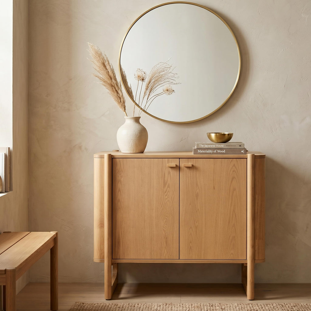 Solid Wood Accent Cabinet & Media Console O3293