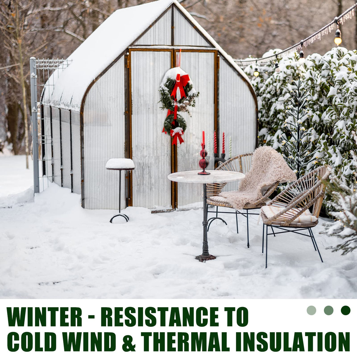 12 Pack Polycarbonate Greenhouse Panels L460