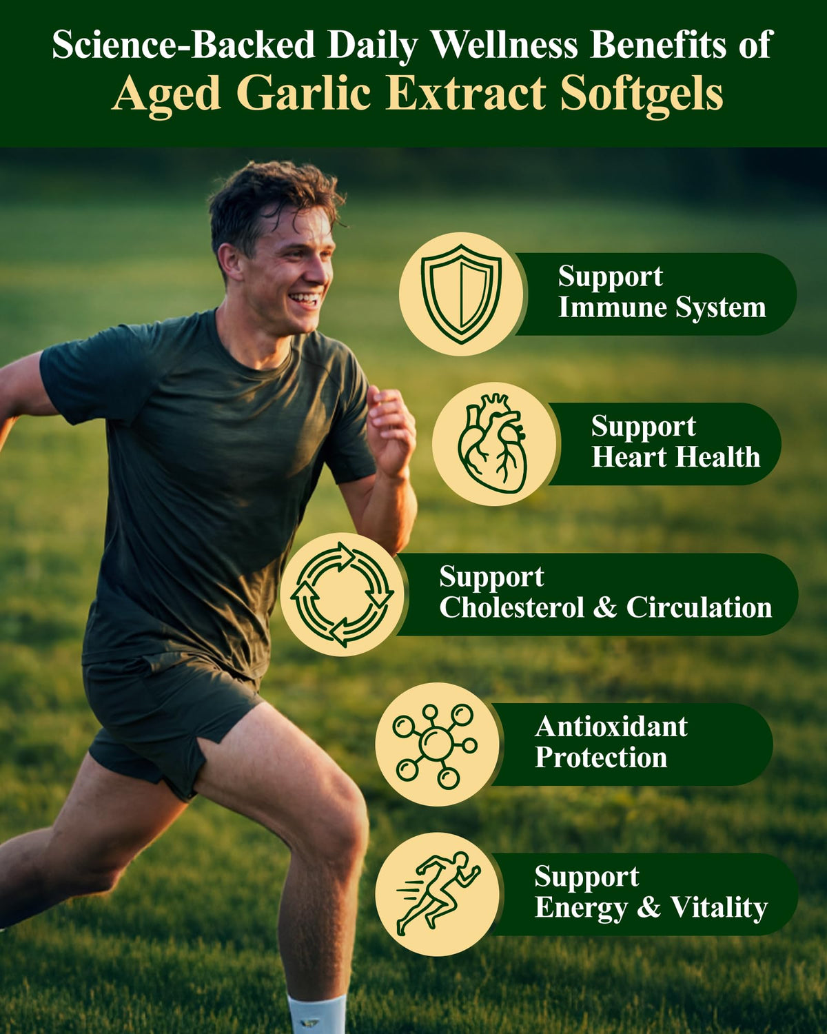 Odorless Garlic Supplement 300 Softgels A911