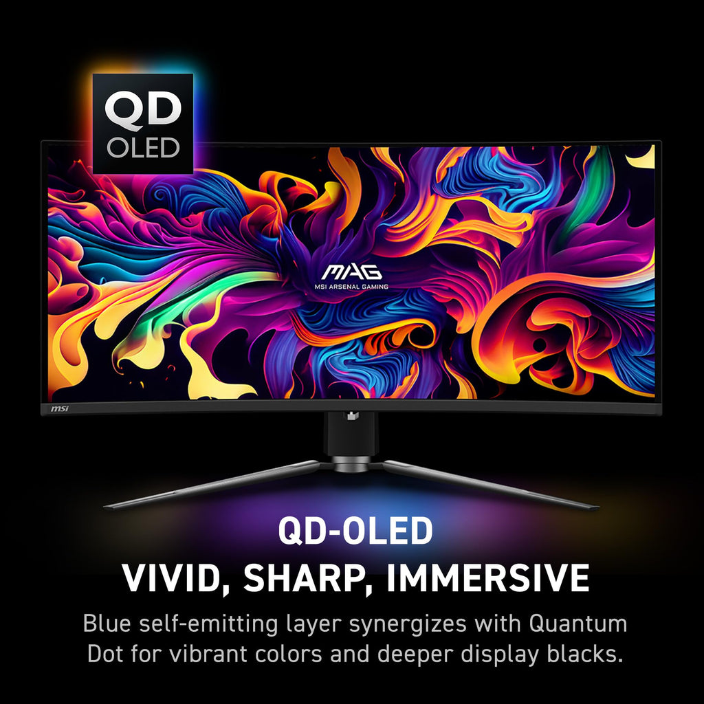 34 Curved OLED Gaming Monitor, 3440 x 1440, 175Hz, Black E4635