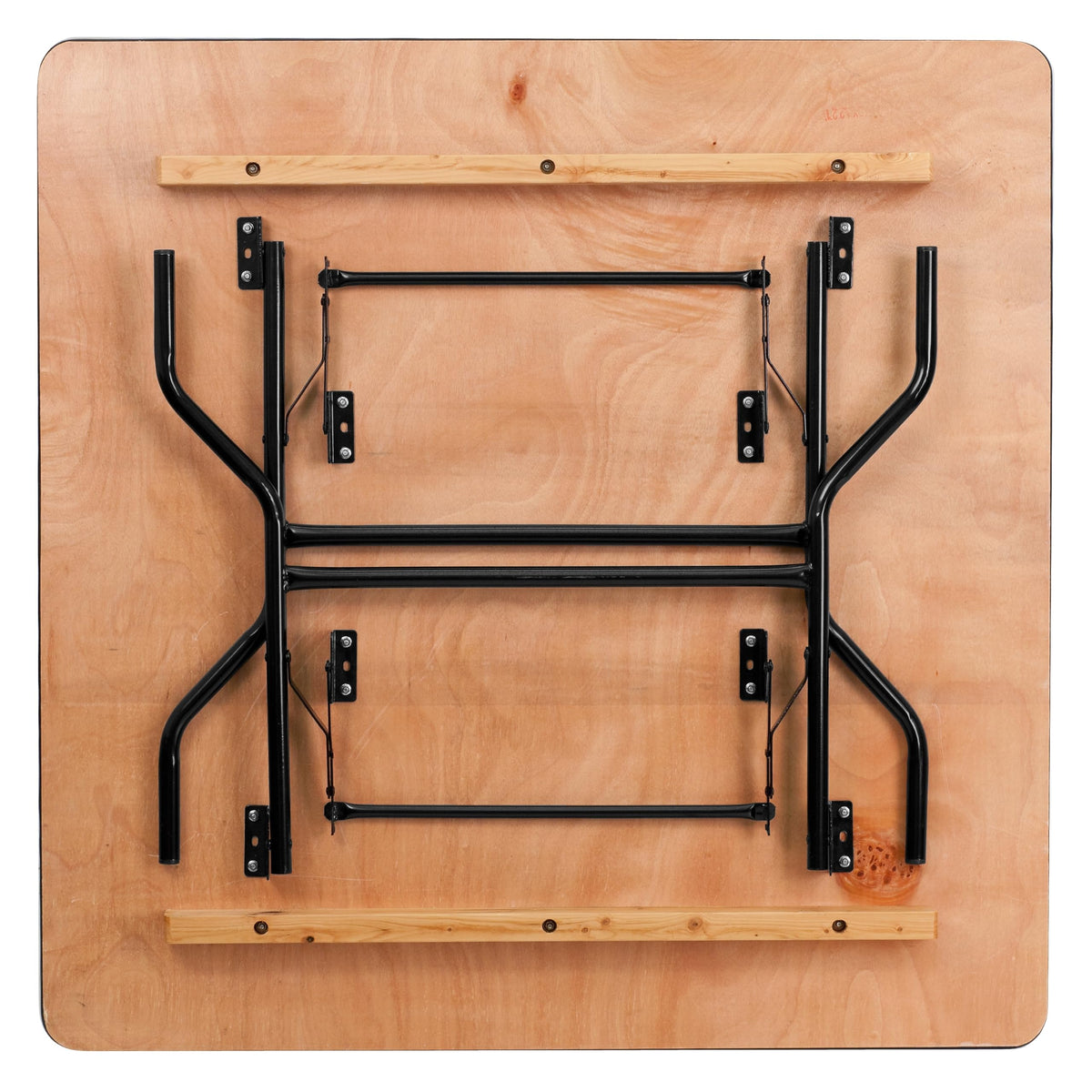 4 ft Wood Folding Square Banquet Table K594229