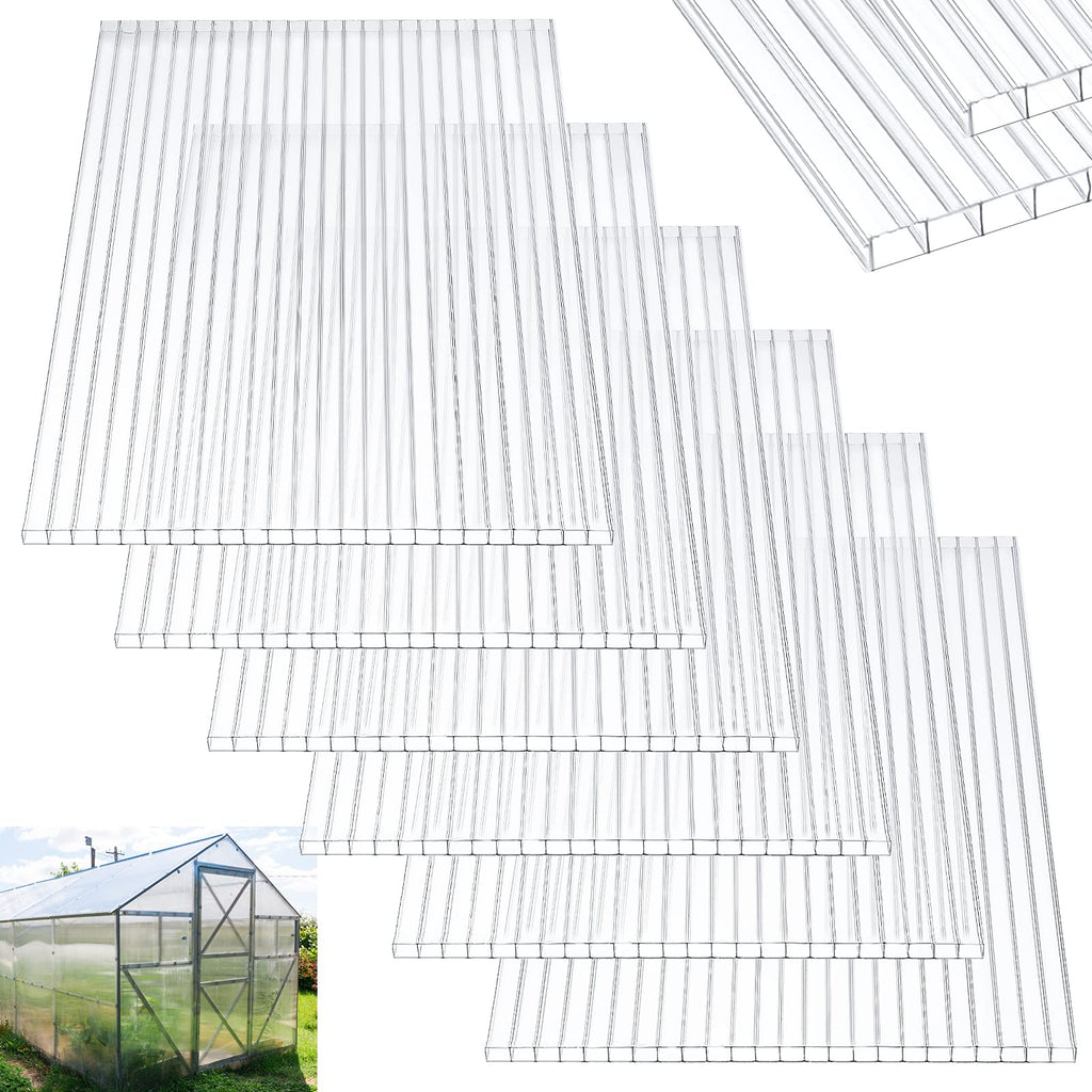 12 Pack Polycarbonate Greenhouse Panels L460