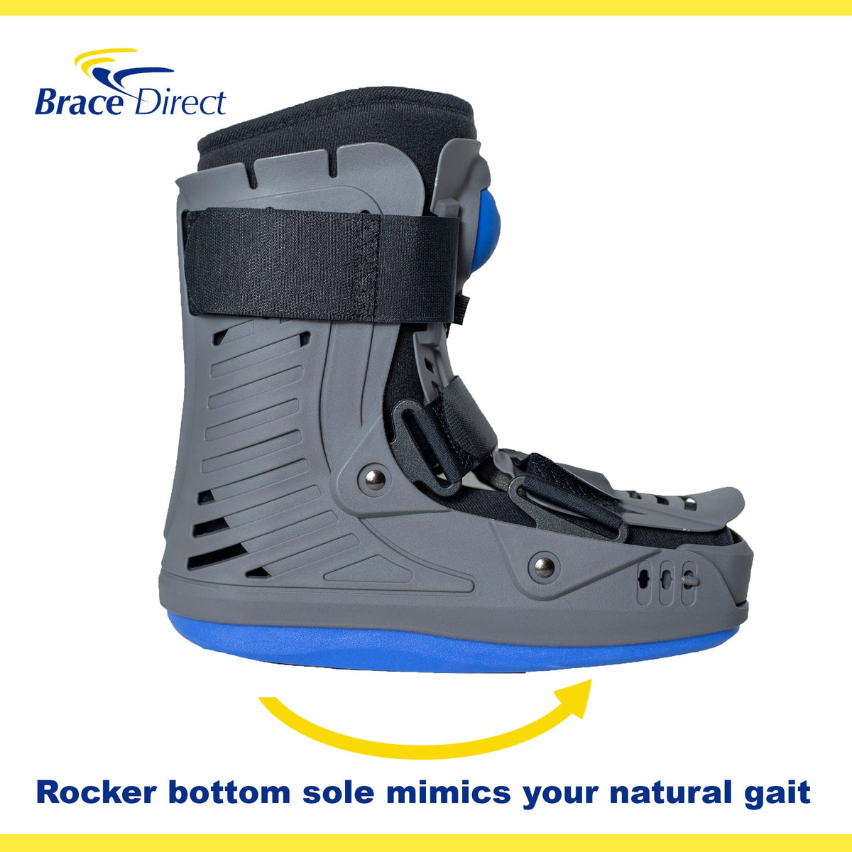 Lightweight Short Air Walking Boot with Toe Guard L8251