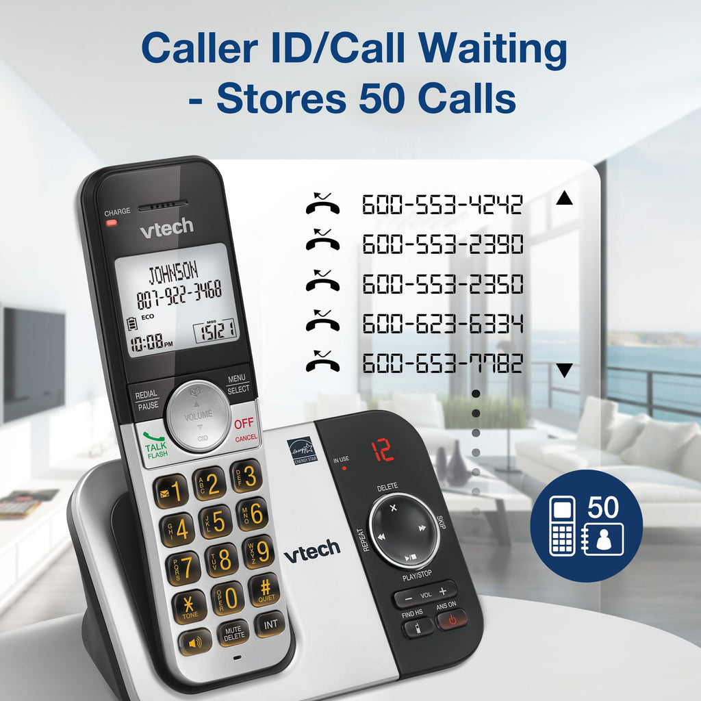 Cordless Home Phone with Answering Machine J51007