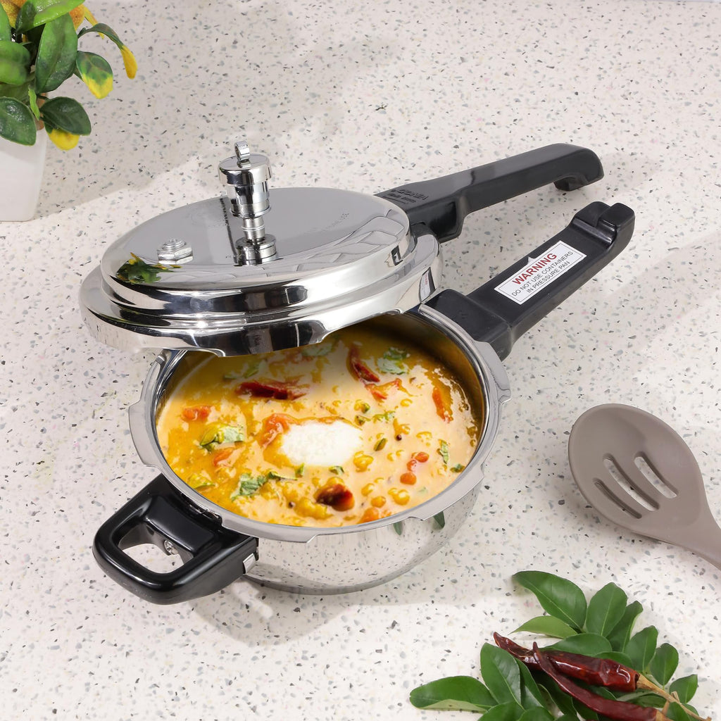 Stainless Steel 3 Litres Pressure Pan with Lid O3390
