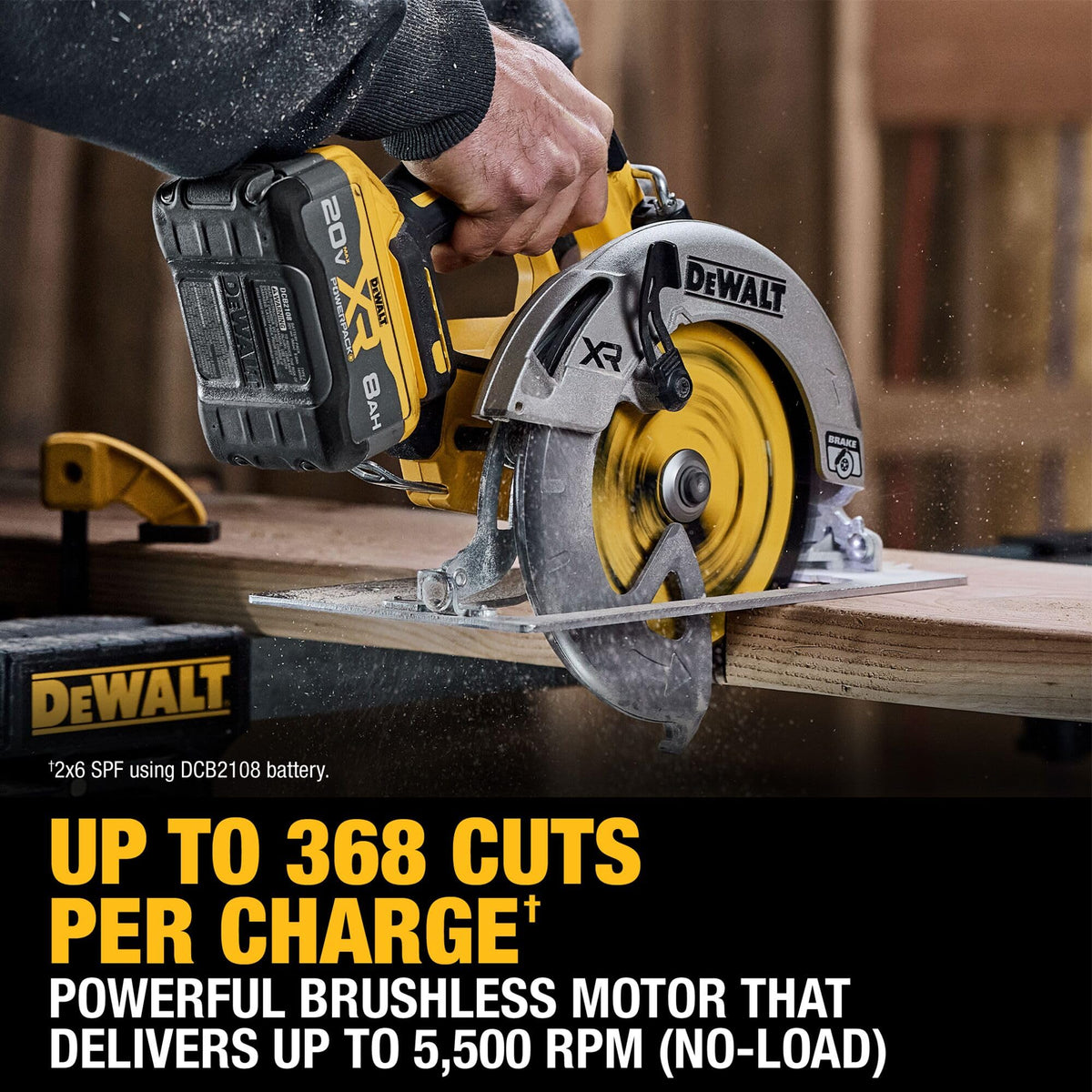 20V MAX XR Brushless Cordless 7-1/4 in. Circular Saw Kit with Battery and Charger B885