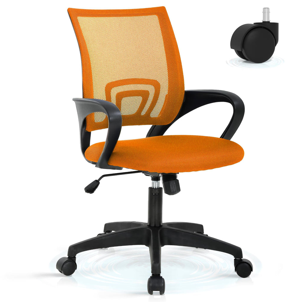 Adjustable Mid Back Ergonomic Mesh Office Chair with Lumbar Support K577417