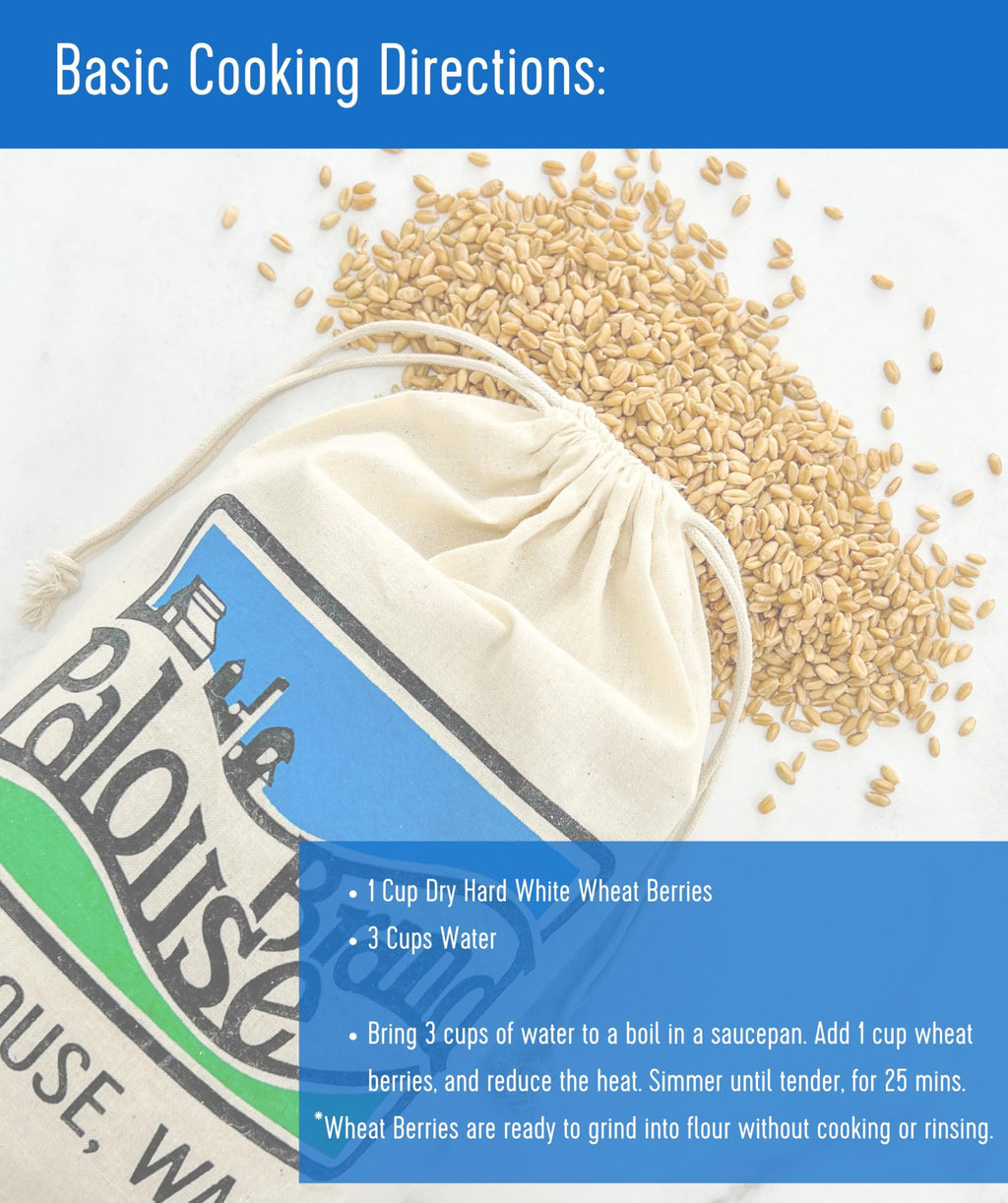 Hard White Wheat Berries 5 lbs V588