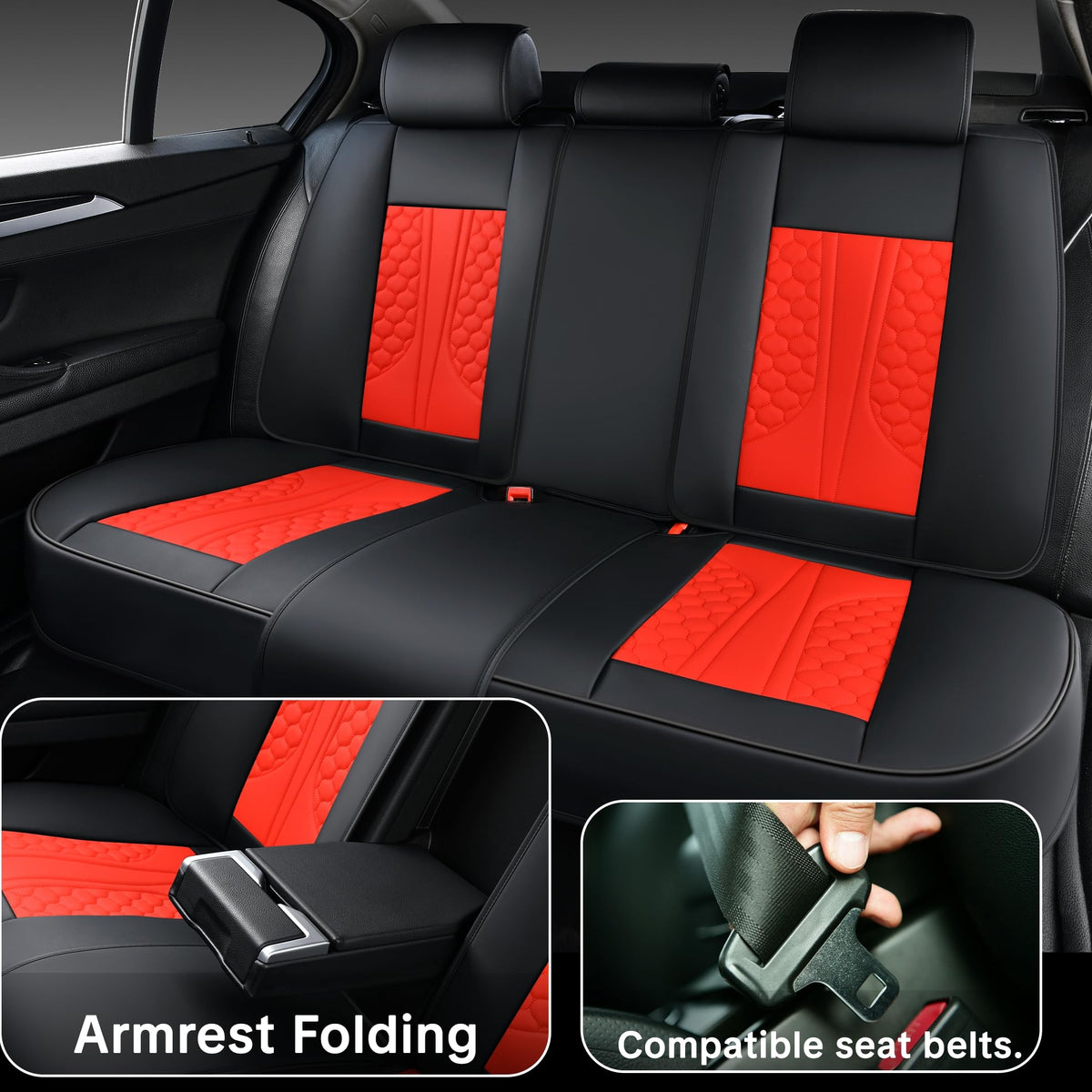 Universal Car Seat Covers Full Set 5 Seats K244