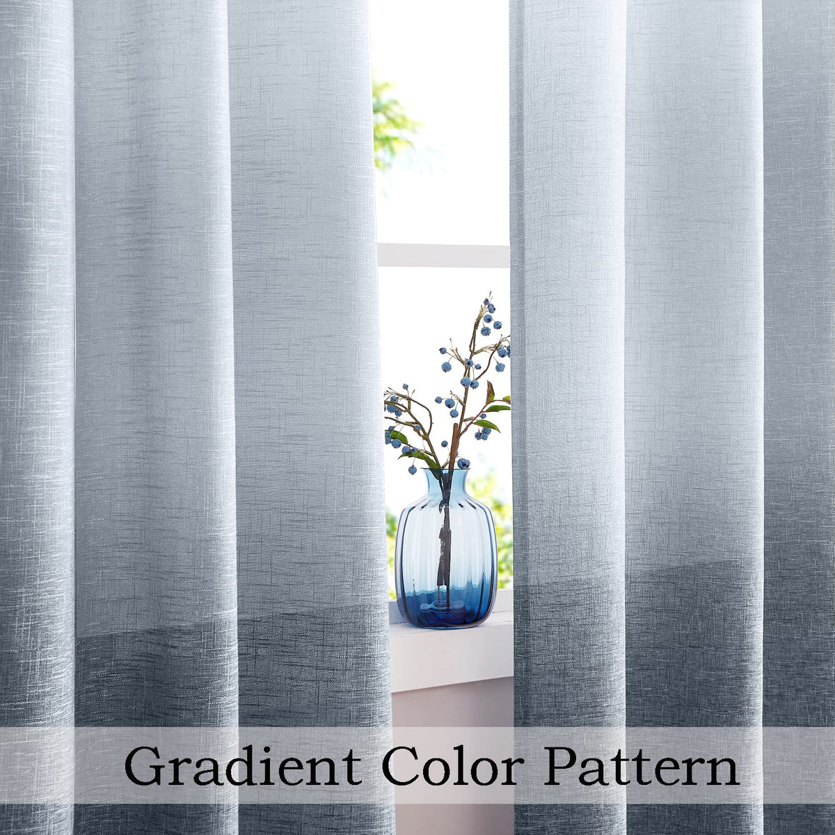 Ombre Grommet Curtain 100"x84" P7270