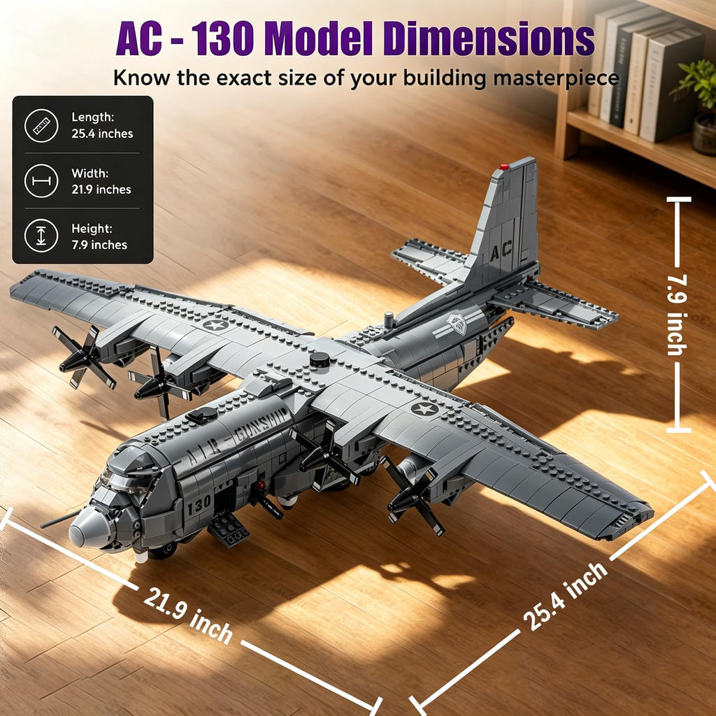 1713 Pcs Airplane Building Block Set C544