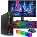 RGB Desktop PC Intel Core i5-8500 16GB DDR4 RAM 256GB SSD 500GB HDD GeForce GT 1030 T3009