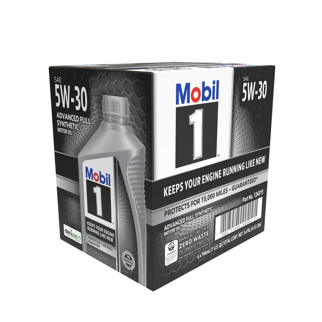 Full Synthetic Motor Oil 5W-30, 6-pack of 1 quarts H43179
