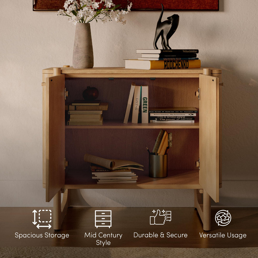 Solid Wood Accent Cabinet & Media Console O3293