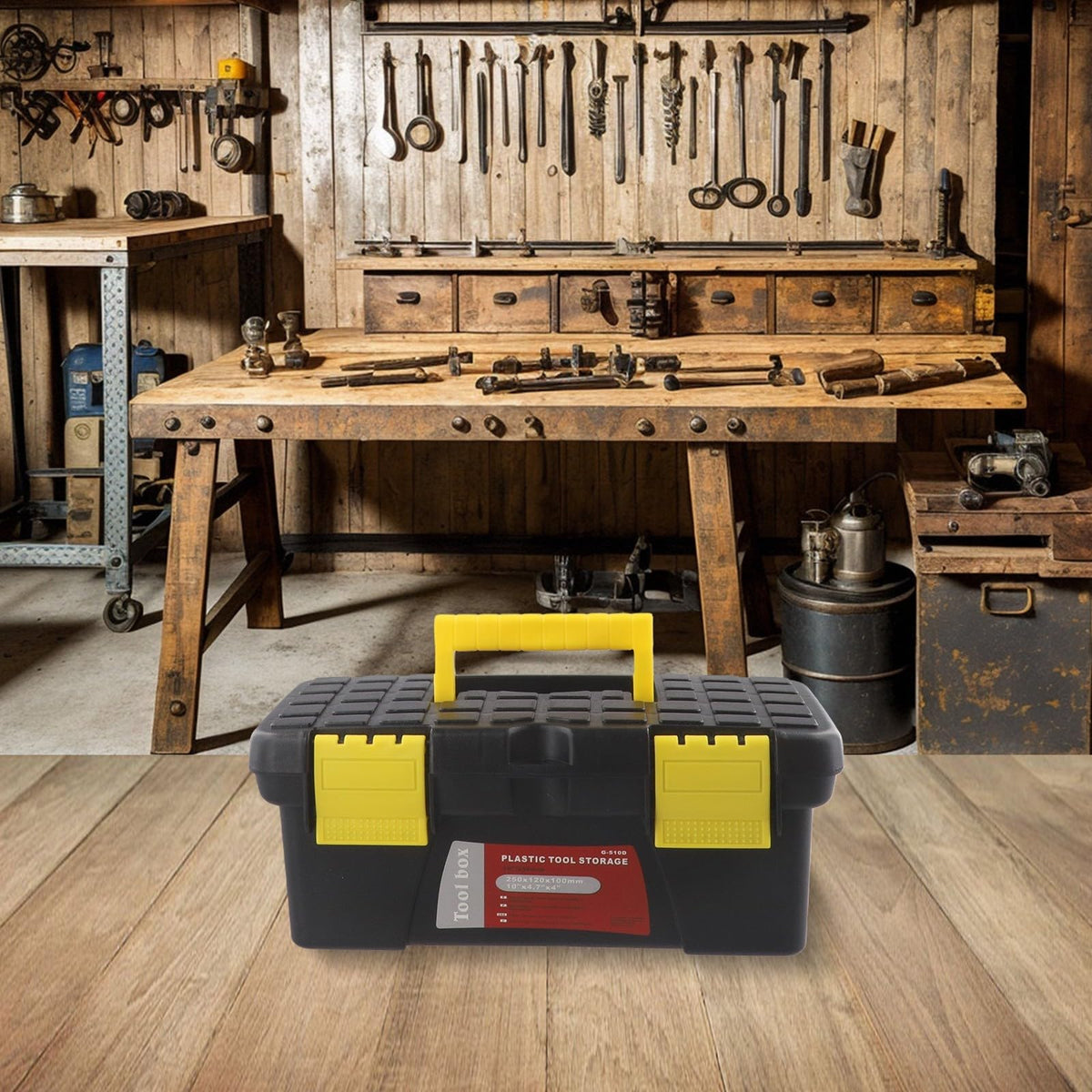 10 Inch Plastic Tool Box W67197
