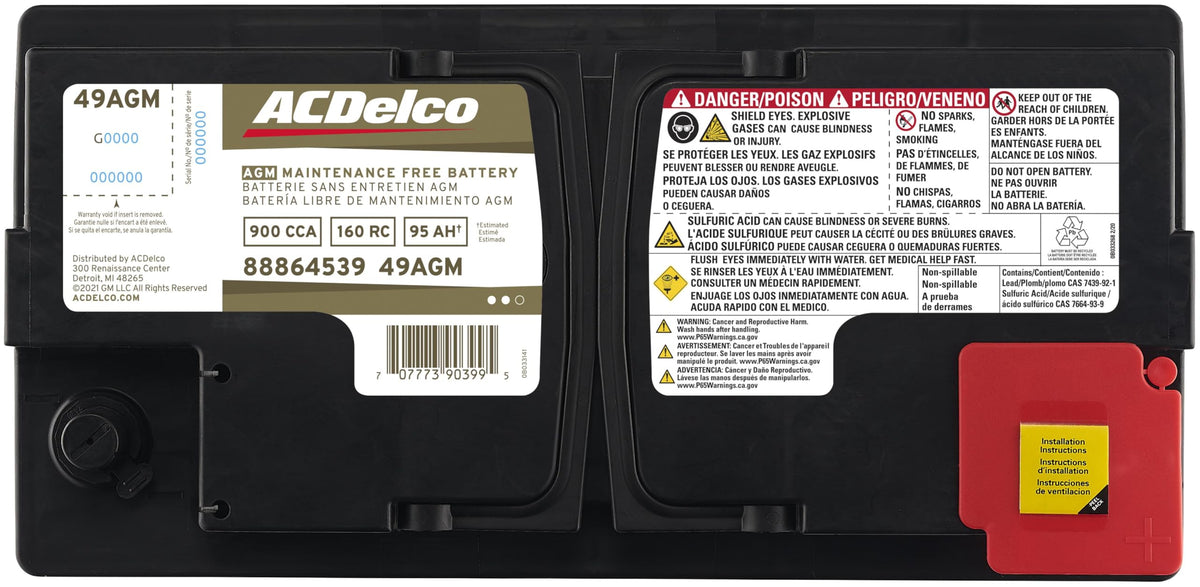 AGM BCI Group 49 Battery K944