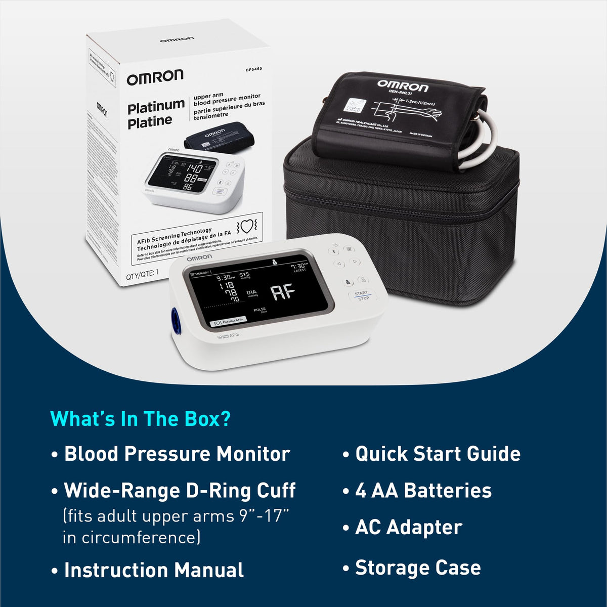 Blood Pressure Monitor & Upper Arm Cuff Z646714