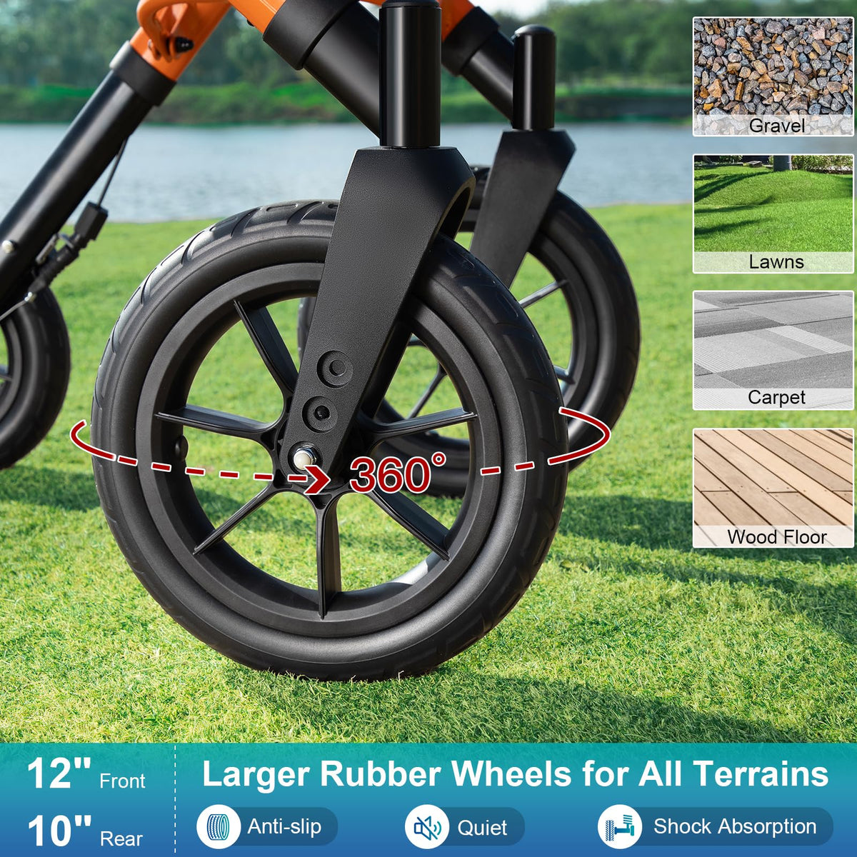 Tall Foldable Walker with Seat J51390