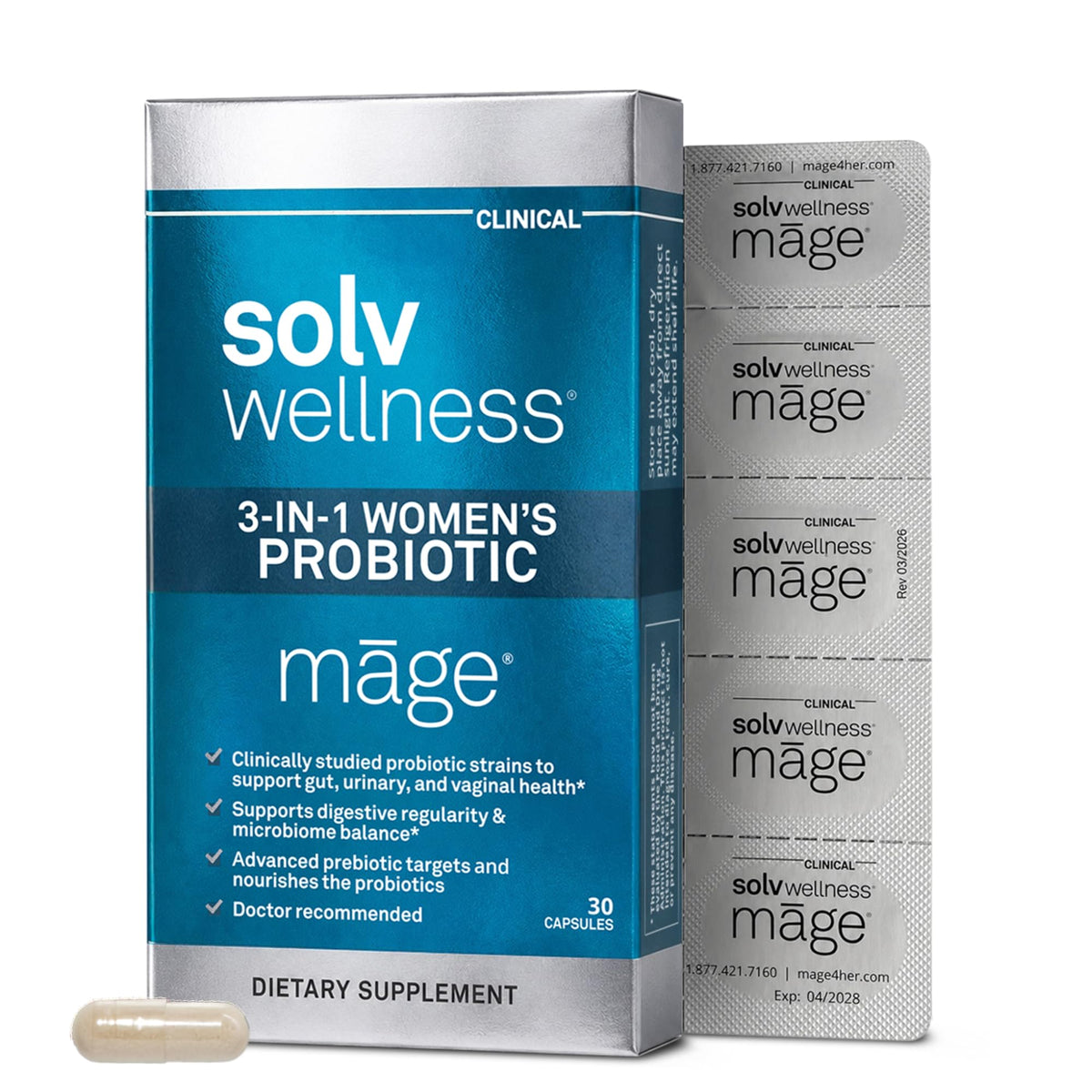 Women's Prebiotic & Probiotic, 30 Capsules B1821