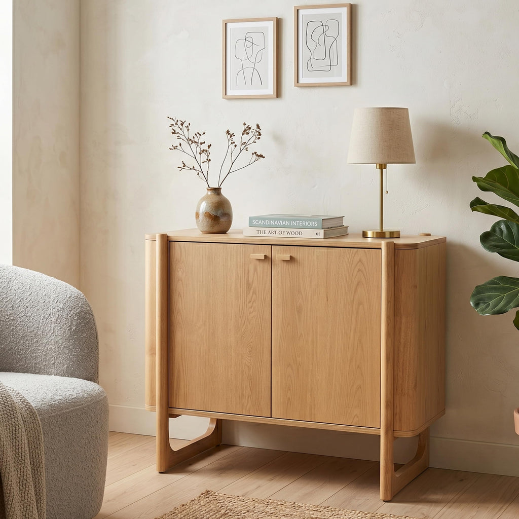 Solid Wood Accent Cabinet & Media Console O3293