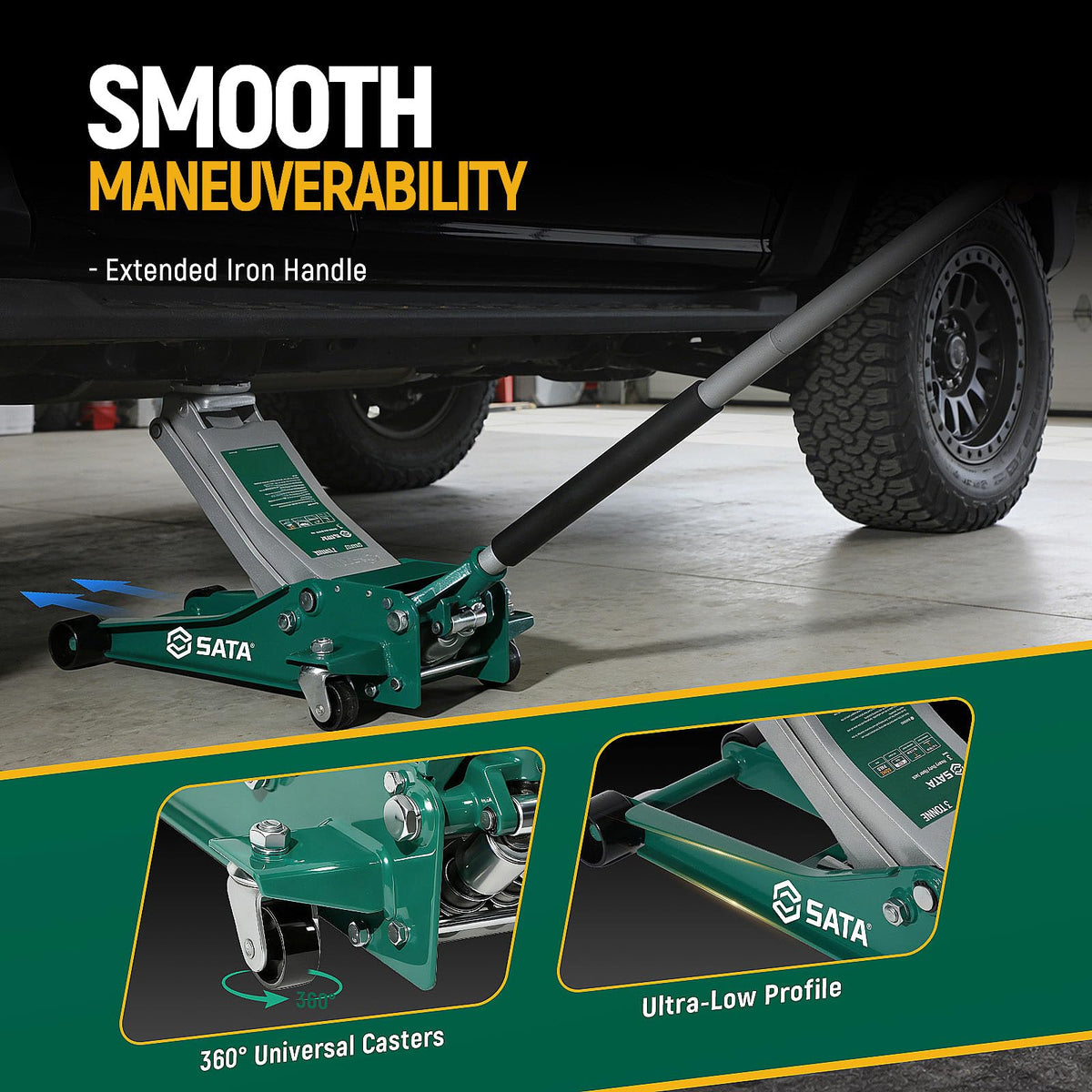 3 Ton Steel Hydraulic Floor Jack G296